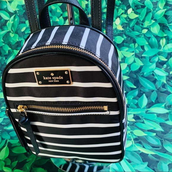 Kate spade Mini Bradley Wilson Stripe backpack - Picture 2 of 7